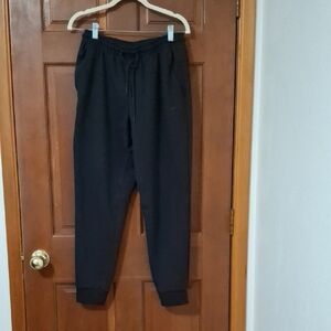 Nike Primary Fleece Dri- Fir UV Performance Black Jogger Pants Size Small Gym